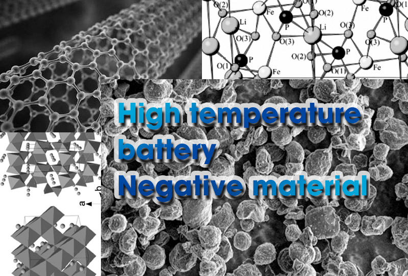 High temperature battery Negative material